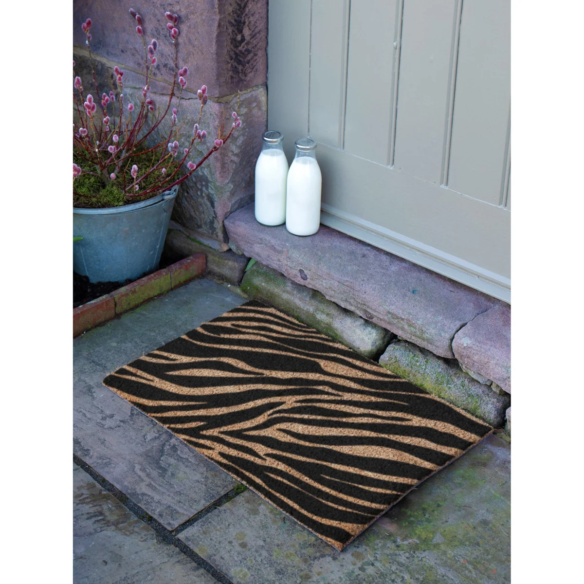 Coconut Doormat Zebra – image 2