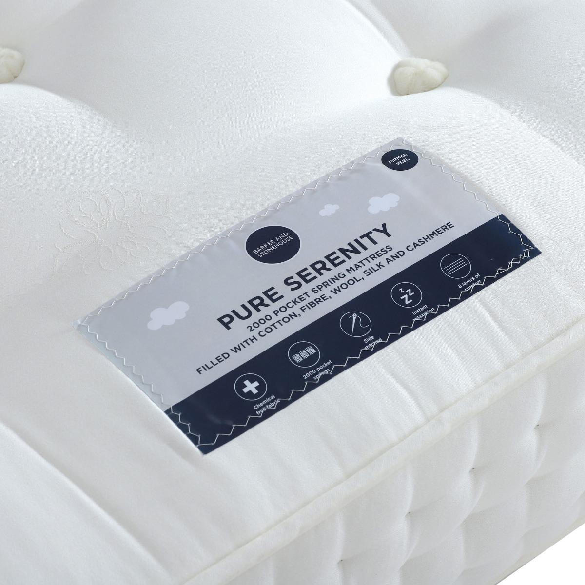 Pure Serenity Mattress King, White | Barker & Stonehouse – image 5