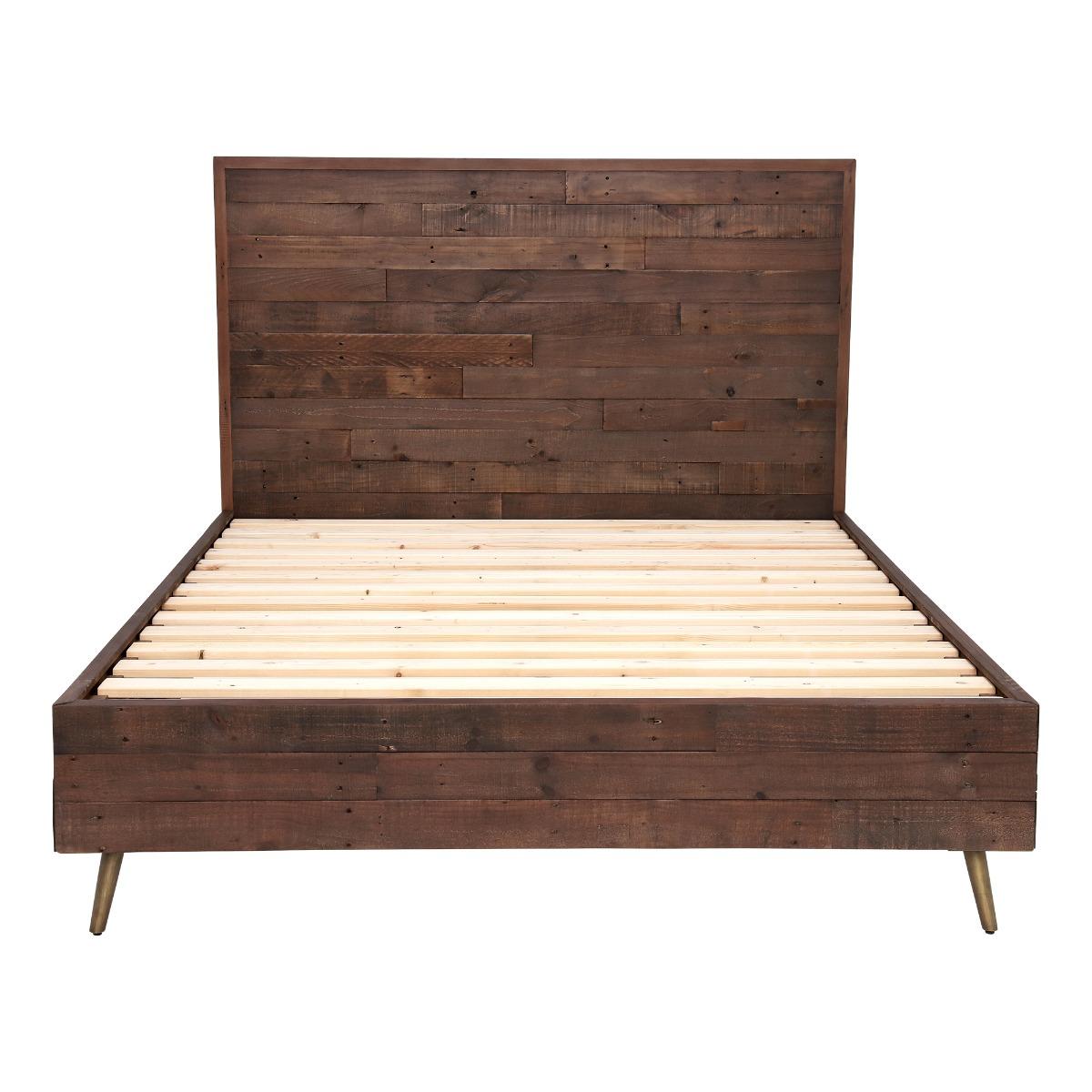 Modi Bedframe to fit mattress size 150cm x 200cm, Brown | King | Barker & Stonehouse – image 3