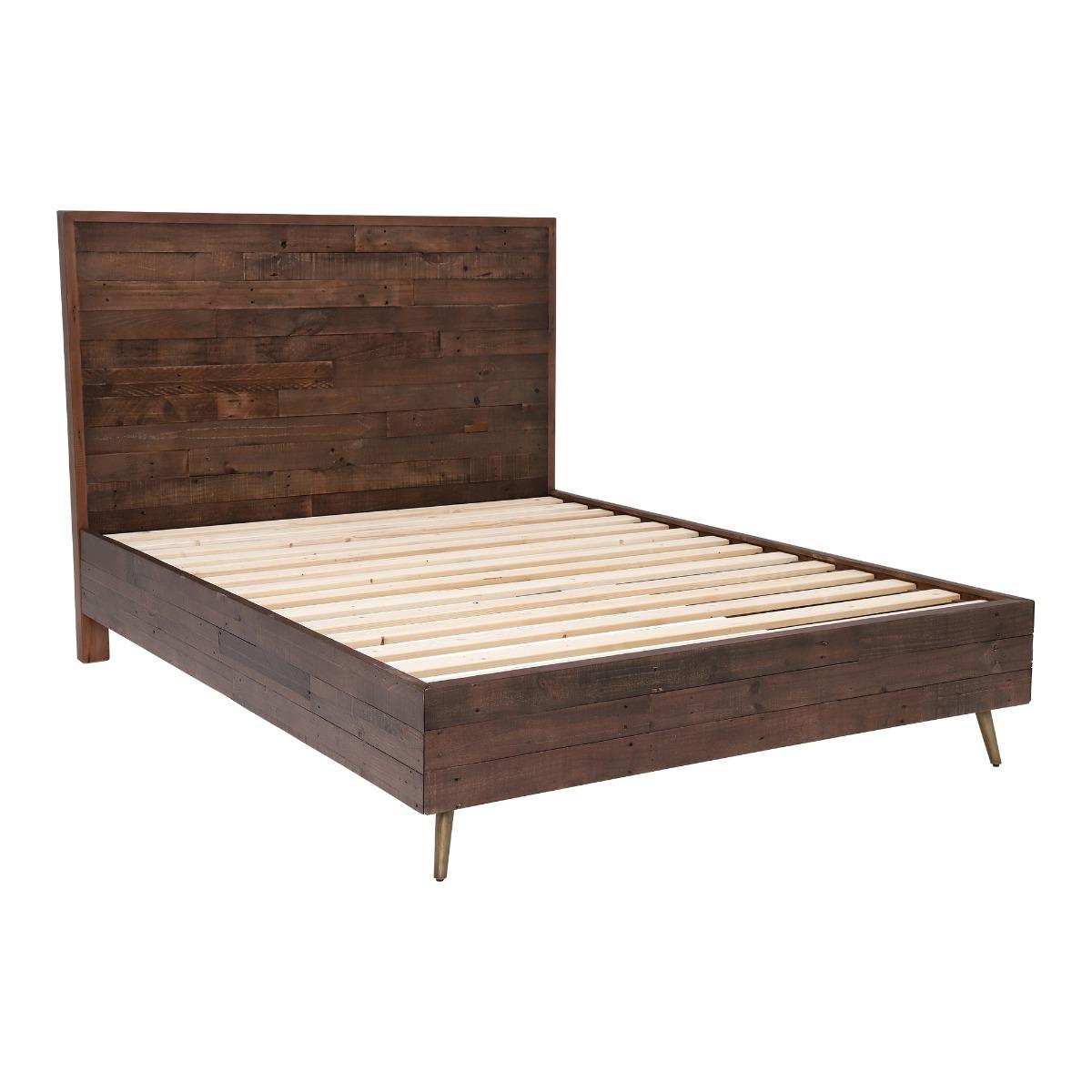 Modi Bedframe to fit mattress size 150cm x 200cm, Brown | King | Barker & Stonehouse – image 7