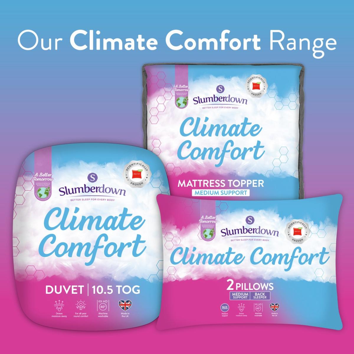 Slumberdown Climate Comfort Mattress Topper - Kingsize – image 14