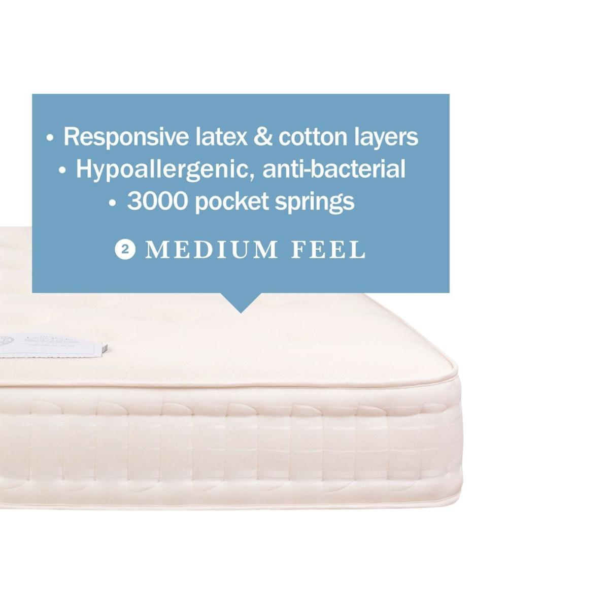 Heal's Latex Pocket 3000 Super King Medium Tension - Heal's UK Furniture – image 2