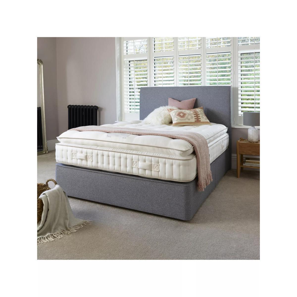 John Lewis & Partners Luxury Natural Collection Mohair Pillowtop 16000, King Size, Firmer Tension Pocket Spring Zip Link Mattress – image 3