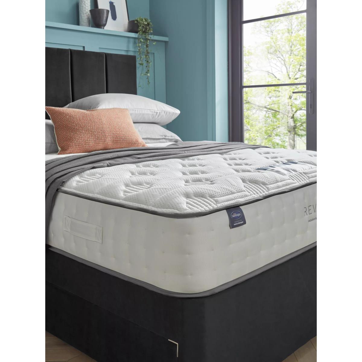 Silentnight Revive + Geltex 2100 Mirapocket Spring Mattress, Medium Tension, King Size – image 2
