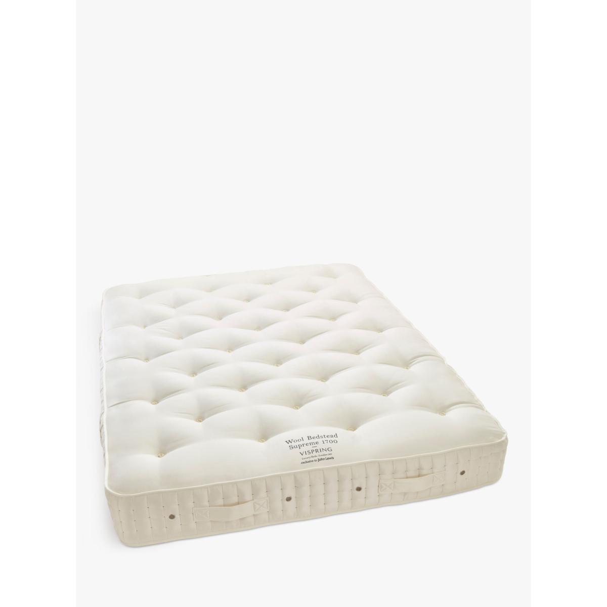 Vispring Wool Bedstead Supreme 1700 Pocket Spring Mattress, Medium Tension, King Size – image 2
