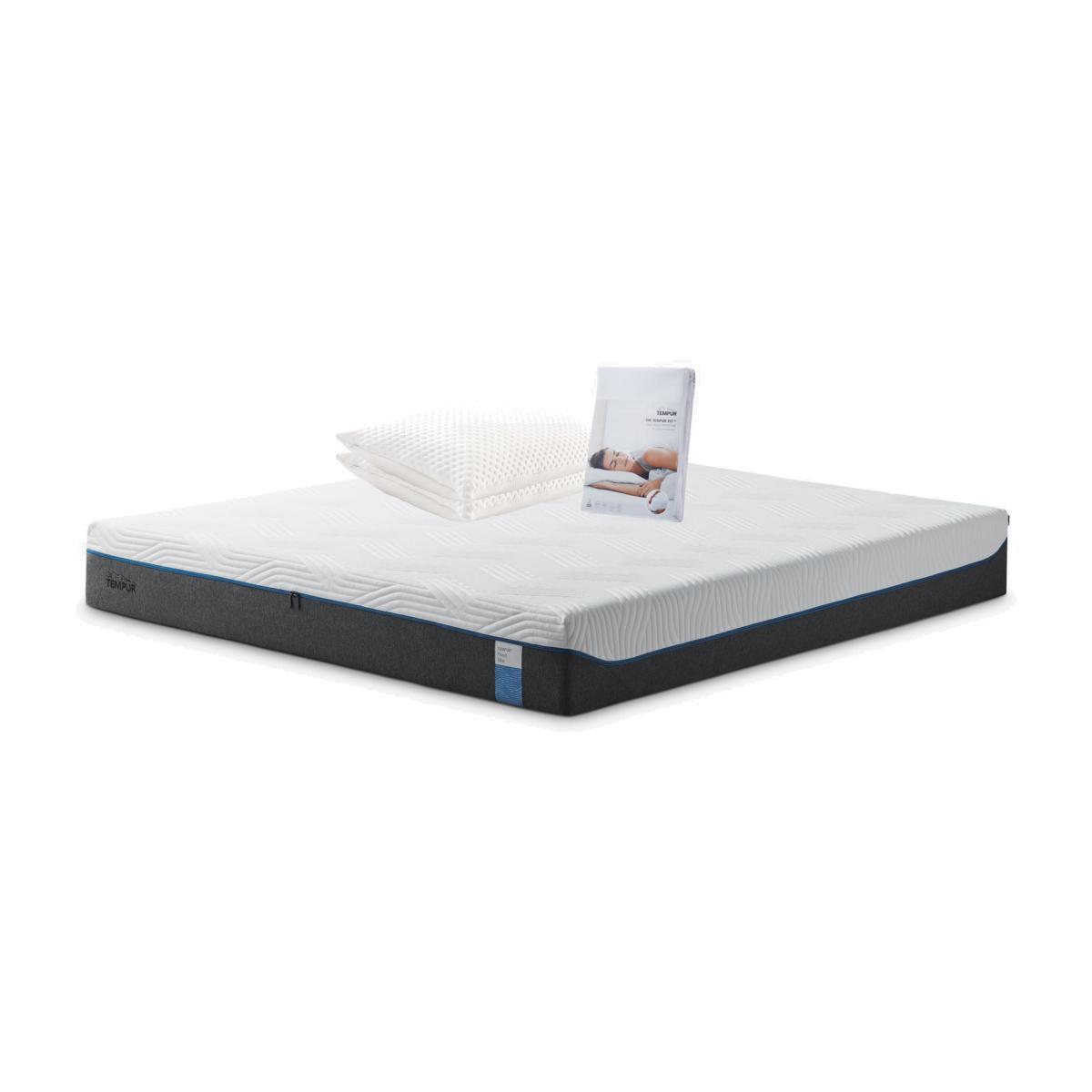 TEMPUR® Original Elite Memory Foam Mattress, Medium Tension, King Size, with Water Resistant Mattress Protector and Standard Support Pillow – image 1
