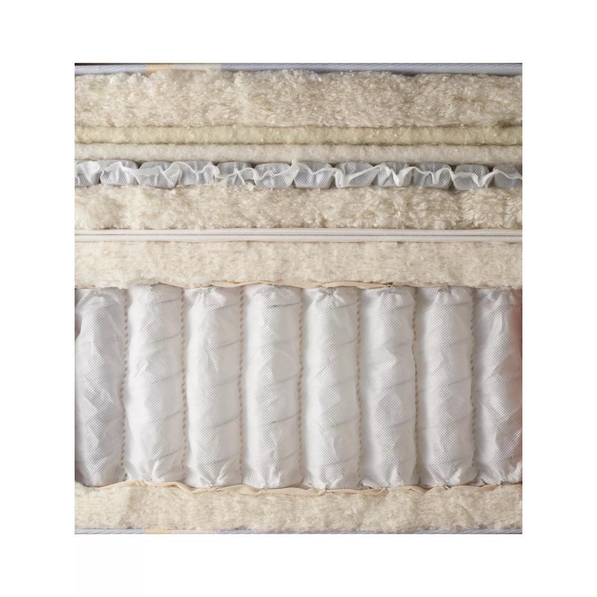 J. Marshall by Vispring No.4 Pillow Top Pocket Spring Mattress, Medium Tension, King Size – image 3