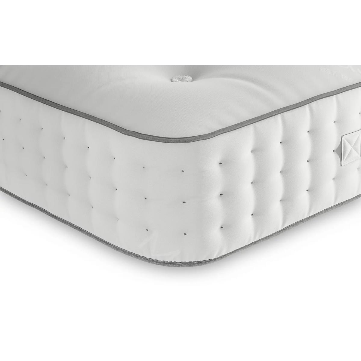 Natural Wool 2000 Pocket Spring Firm Mattress - 5FT - White, White – image 4