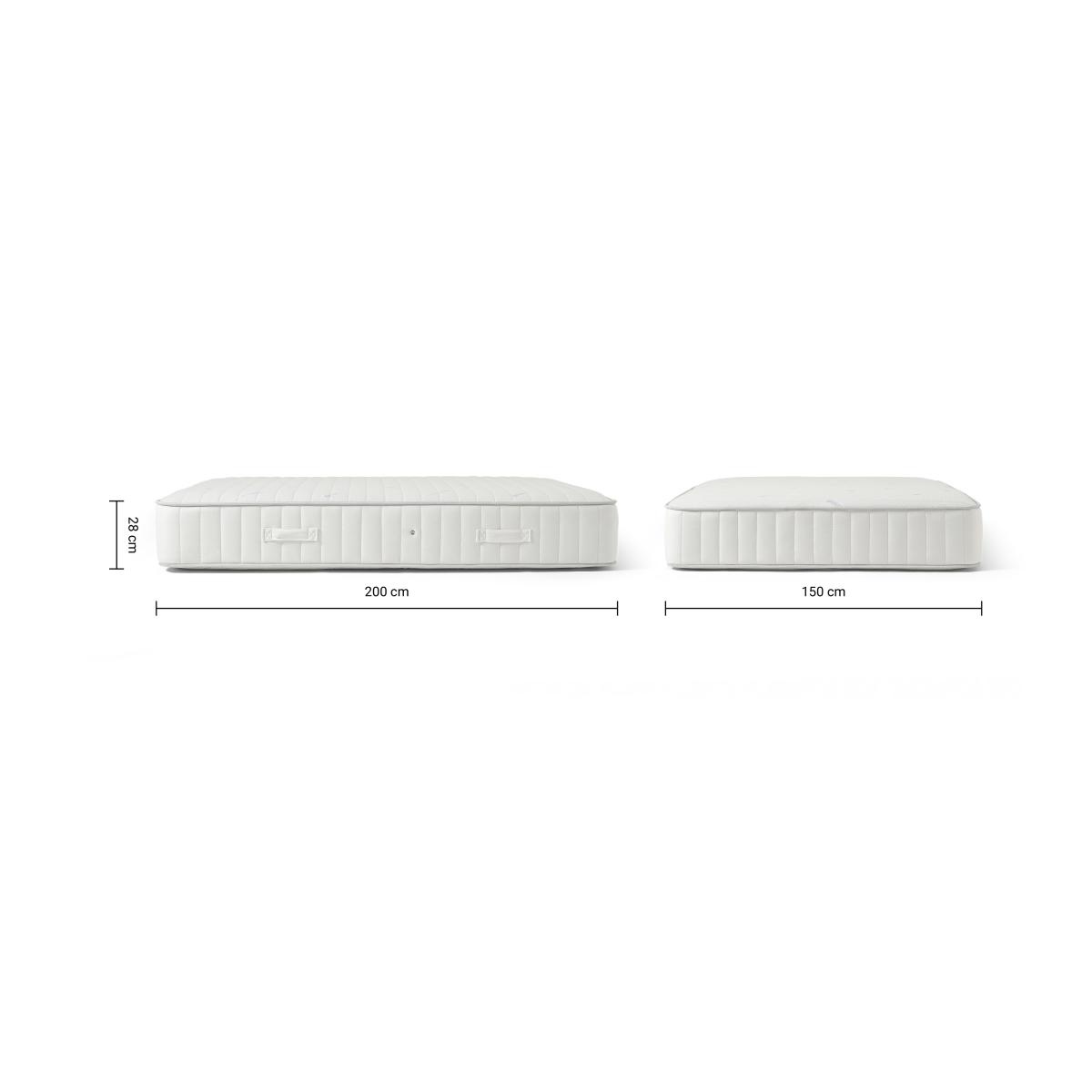 Rumo 2000 Pocket Memory Foam King Size Mattress, Firm Tension – image 11