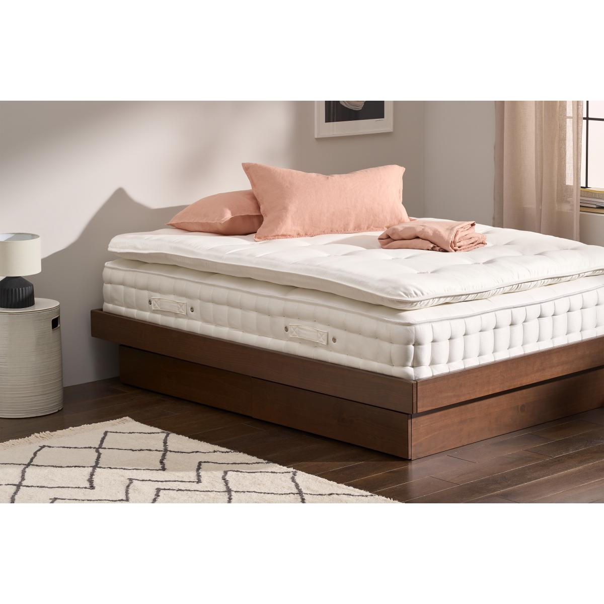 Halsua Super King Size Mattress Topper, Natural Cotton – image 4