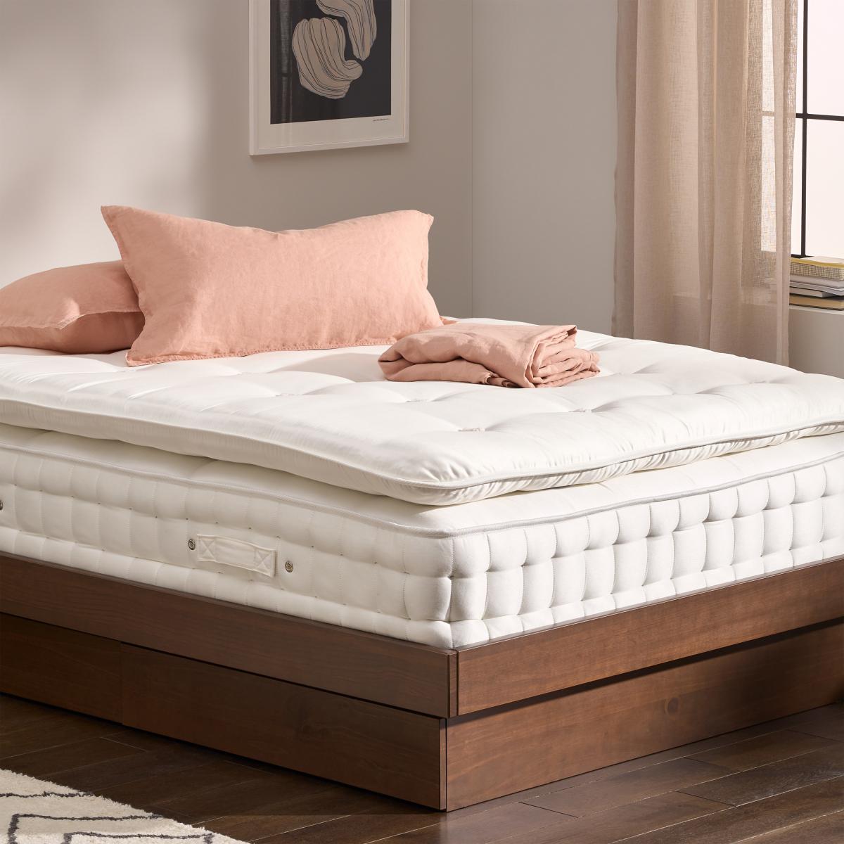 Halsua Super King Size Mattress Topper, Natural Cotton – image 8
