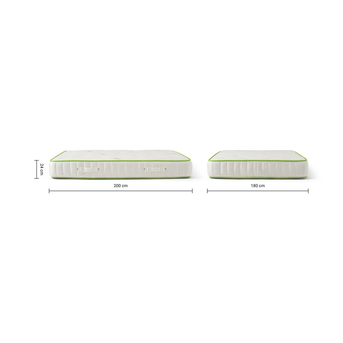 Midori 1000 Pocket Super King Size (180 x 200 cm) Mattress, Medium Firm Tension, REPREVE® Recycled Polyester – image 6