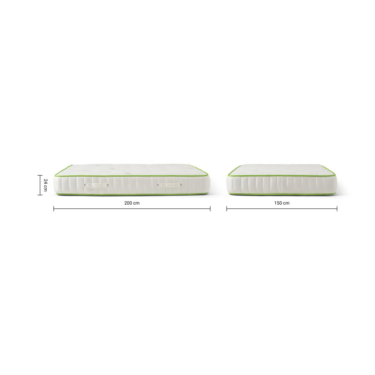 Midori 1000 Pocket King Size Mattress, Medium Firm Tension, REPREVE® Recycled Polyester – image 2