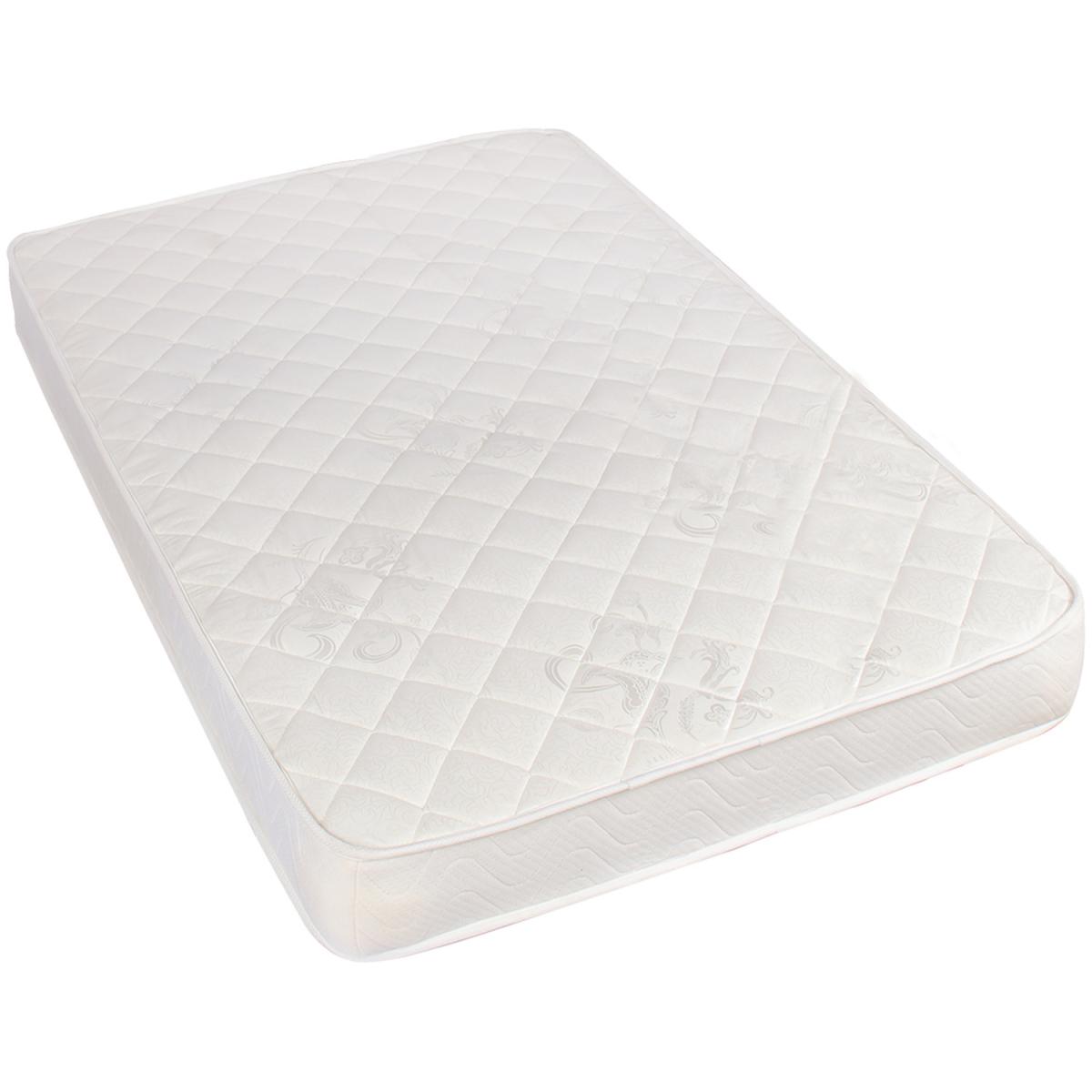 Breathable Double Sprung Fabric Mattress - White / Kingsize – image 5