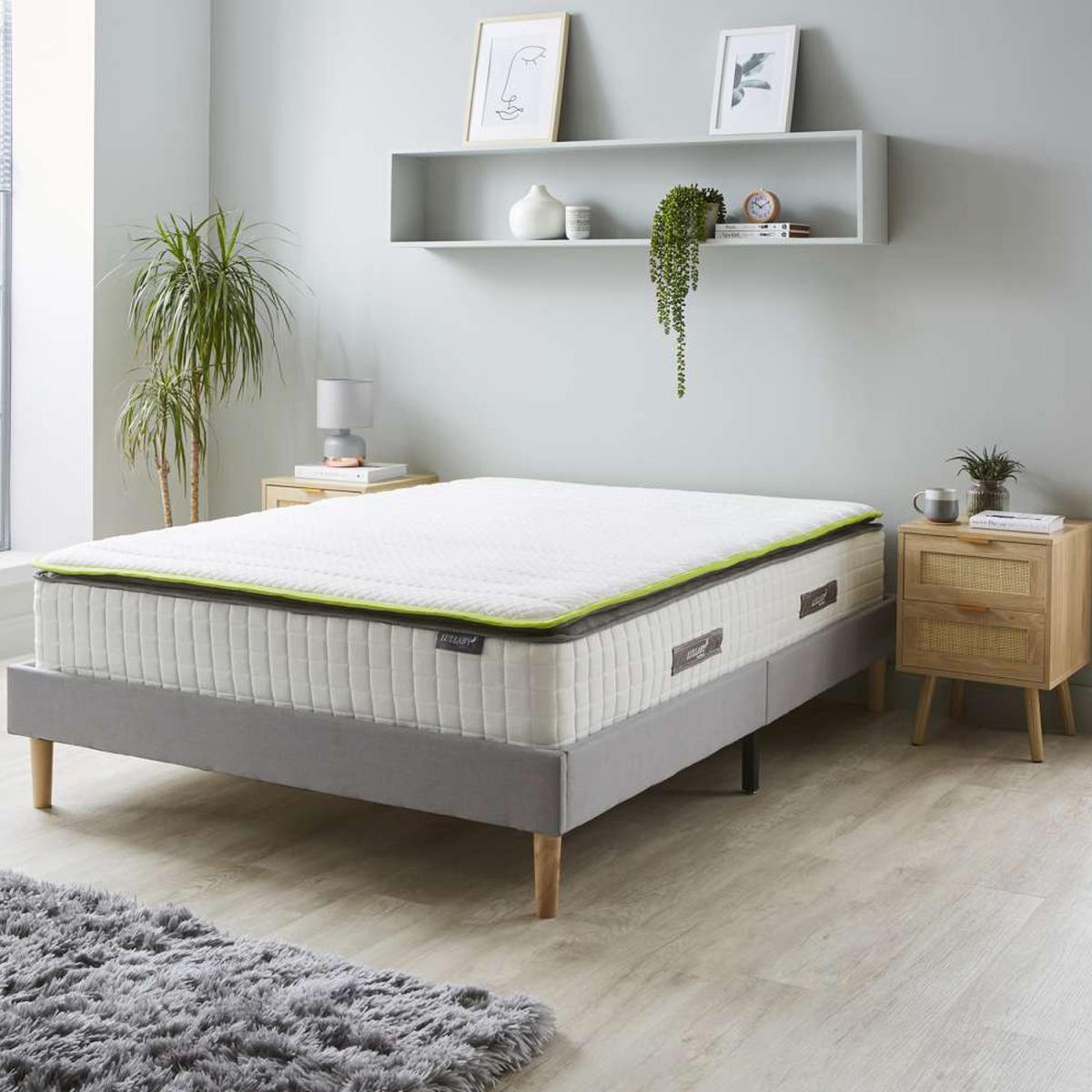 King Size Lyra Hybrid Finest 800 Pocket Sprung Mattress - White – image 9