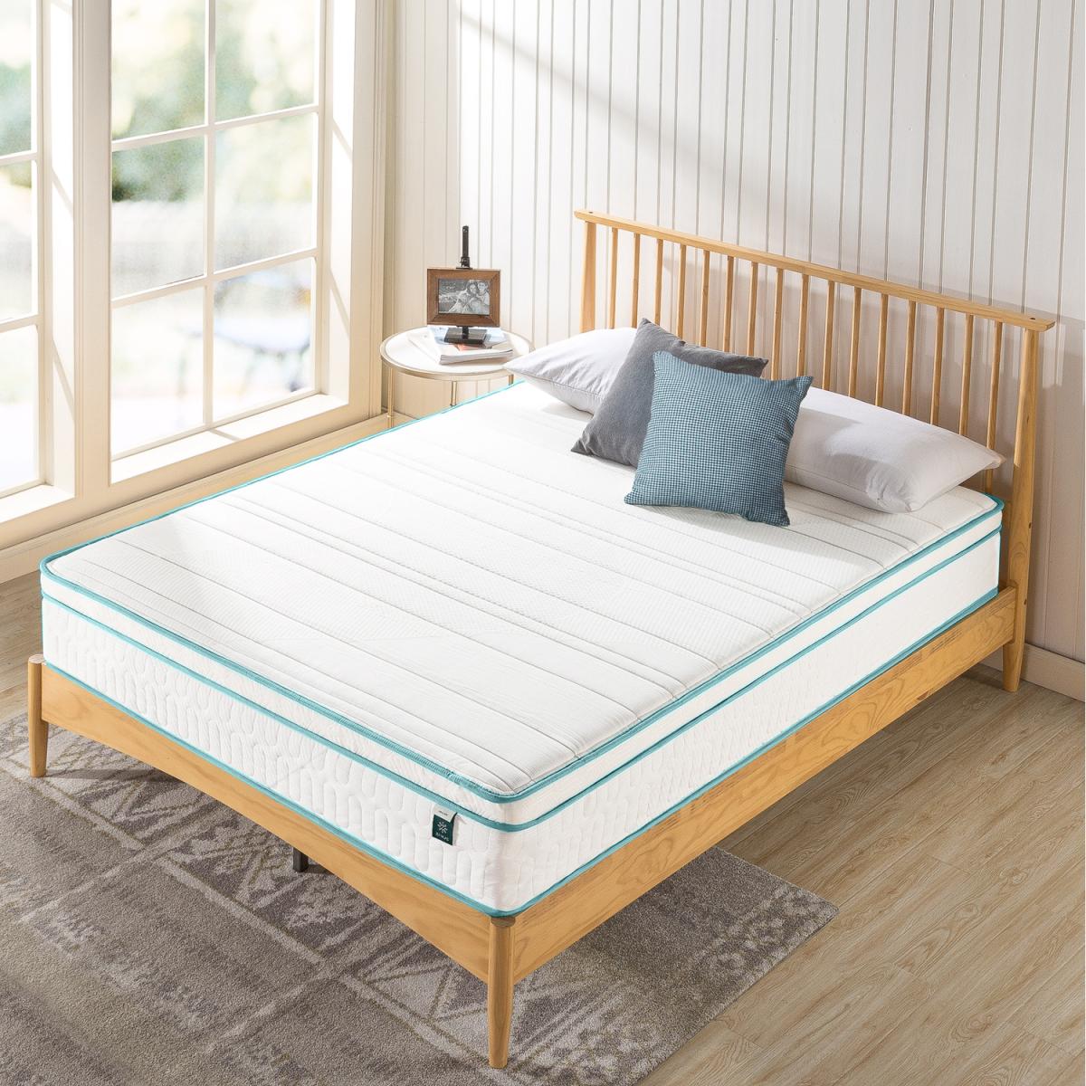 Memory Foam Spring Hybrid Mattress - White – image 2