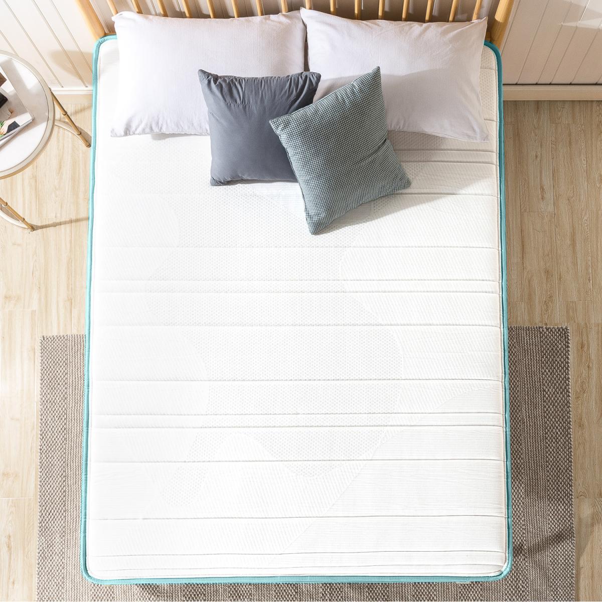 Memory Foam Spring Hybrid Mattress - White – image 8