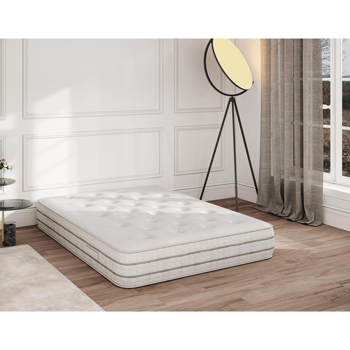 Silk 1000 Pocket Sprung Mattress King - White – image 2