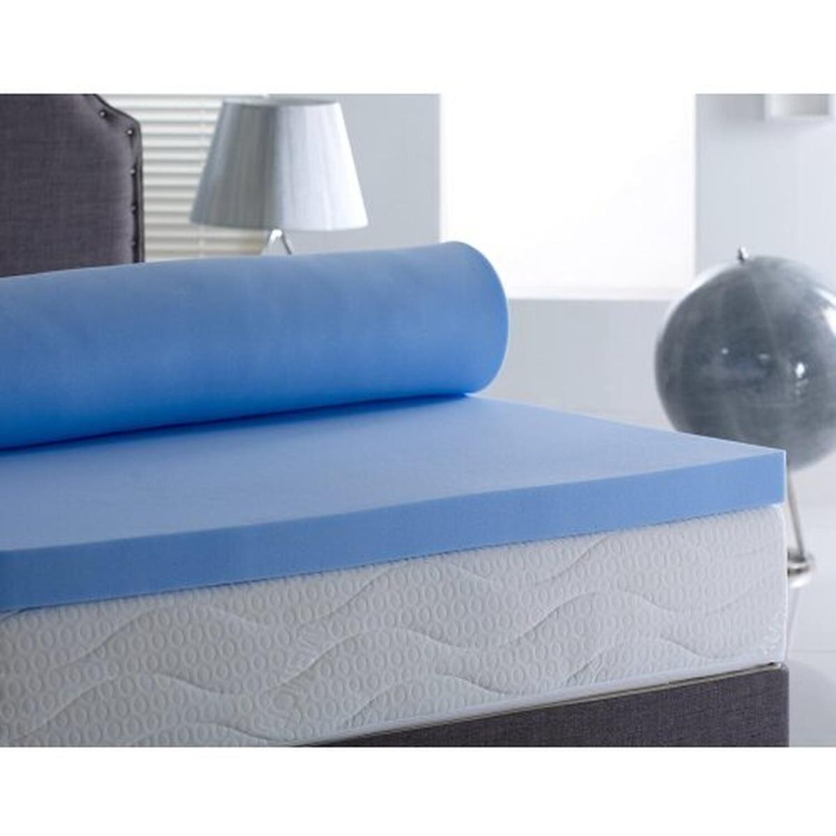 Cool Blue Hybrid Memory Foam Mattress Topper - Blue / King / 7kg – image 2