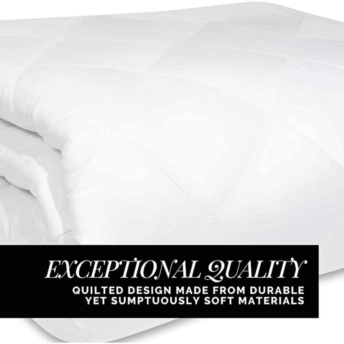 Electric Blanket Fitted Mattress Underblanket  Feet And Body Settings - White / King – image 2