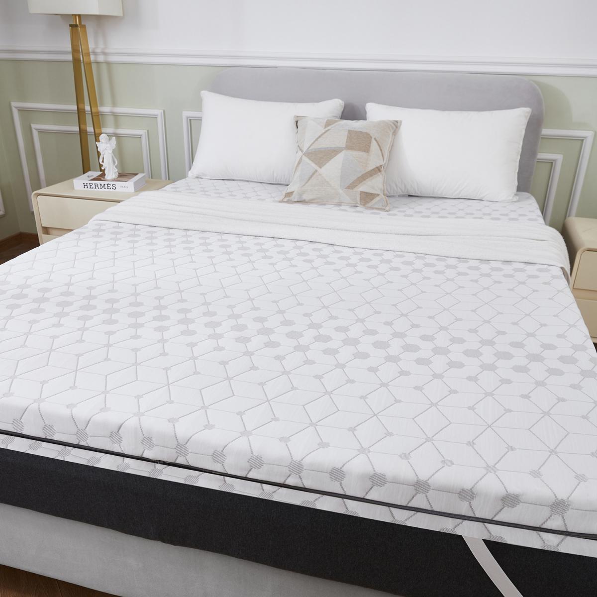 All seasons memory foam mattress topper  - White / King 5.5kg – image 2