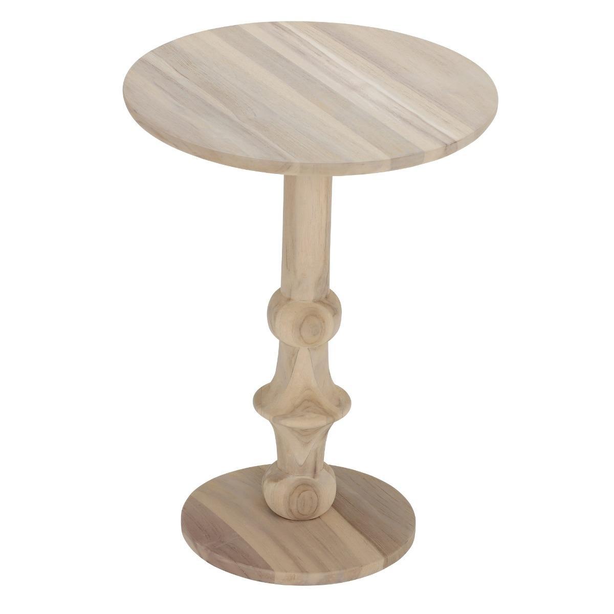 Positano Garden Lamp Table, Aged Teak – image 5