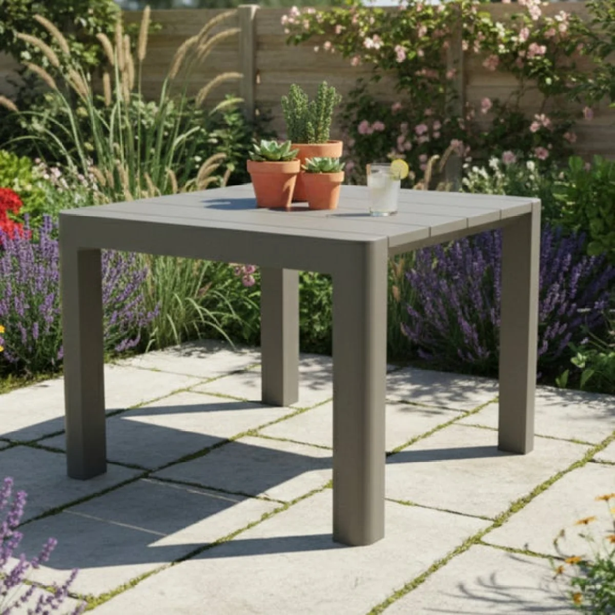 Return - Modura Henrik Square Table, 100cm – image 1