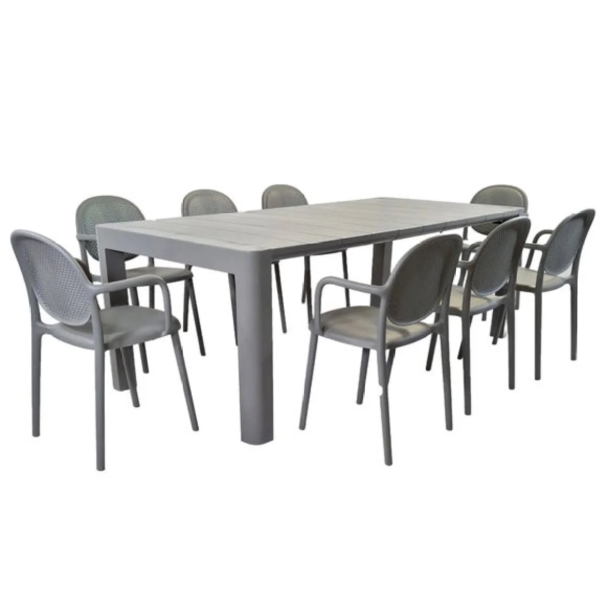 Modura Henrik Rectangular Dining Table with 8 Stina Armchairs – image 7