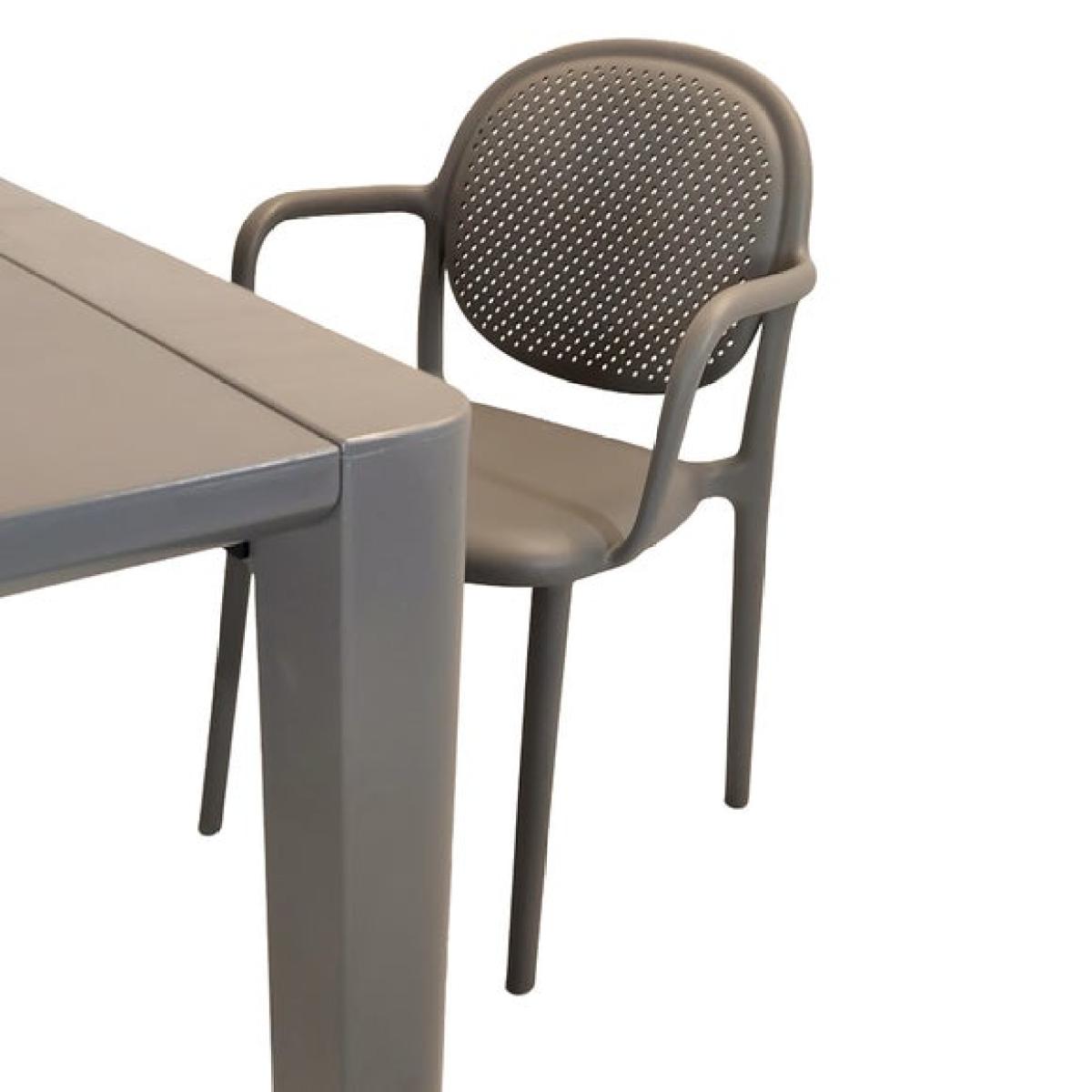 Modura Henrik Square Dining Table with 4 Stina Armchairs – image 3