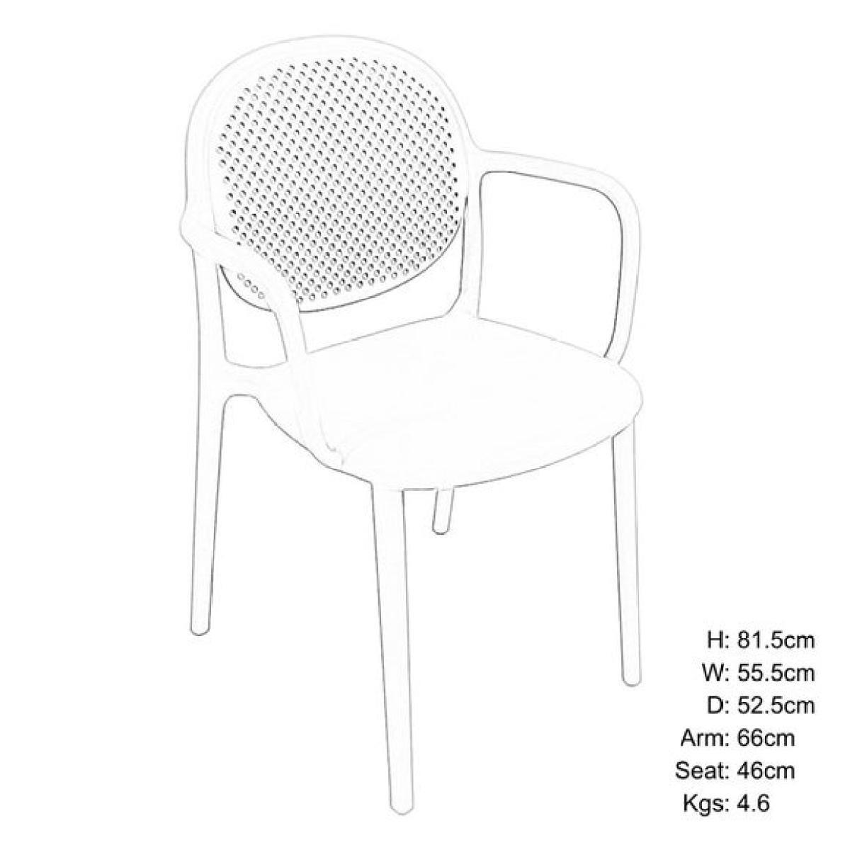 Modura Henrik Square Dining Table with 4 Stina Armchairs – image 10