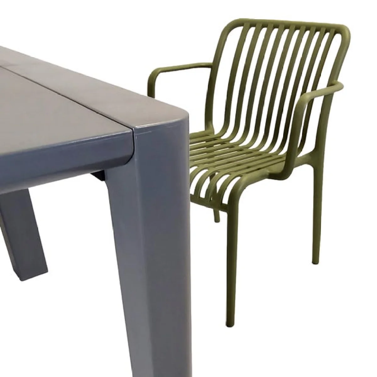 Modura Henrik Square Dining Table with 4 Alma Armchairs – image 5