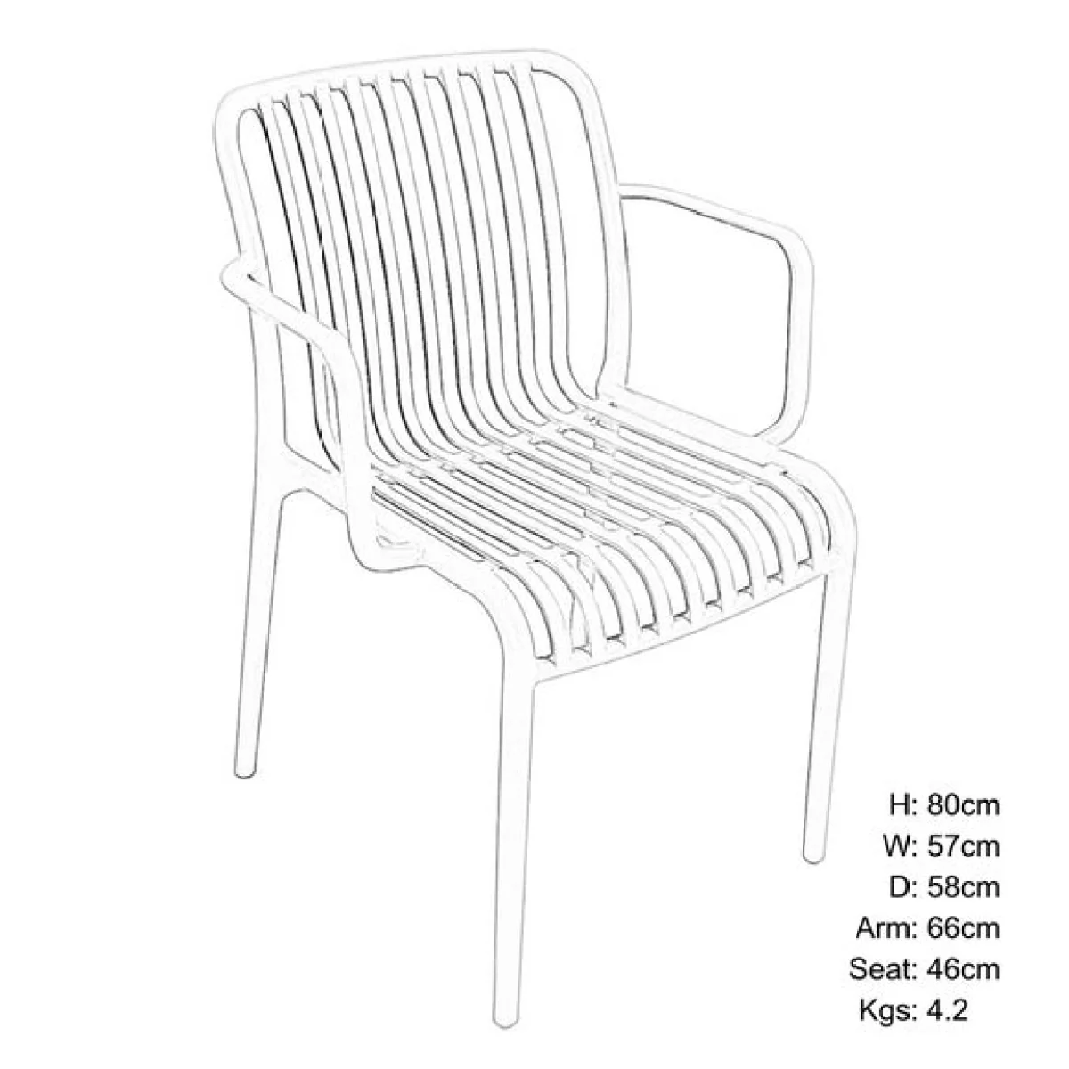 Modura Henrik Square Dining Table with 4 Alma Armchairs – image 10