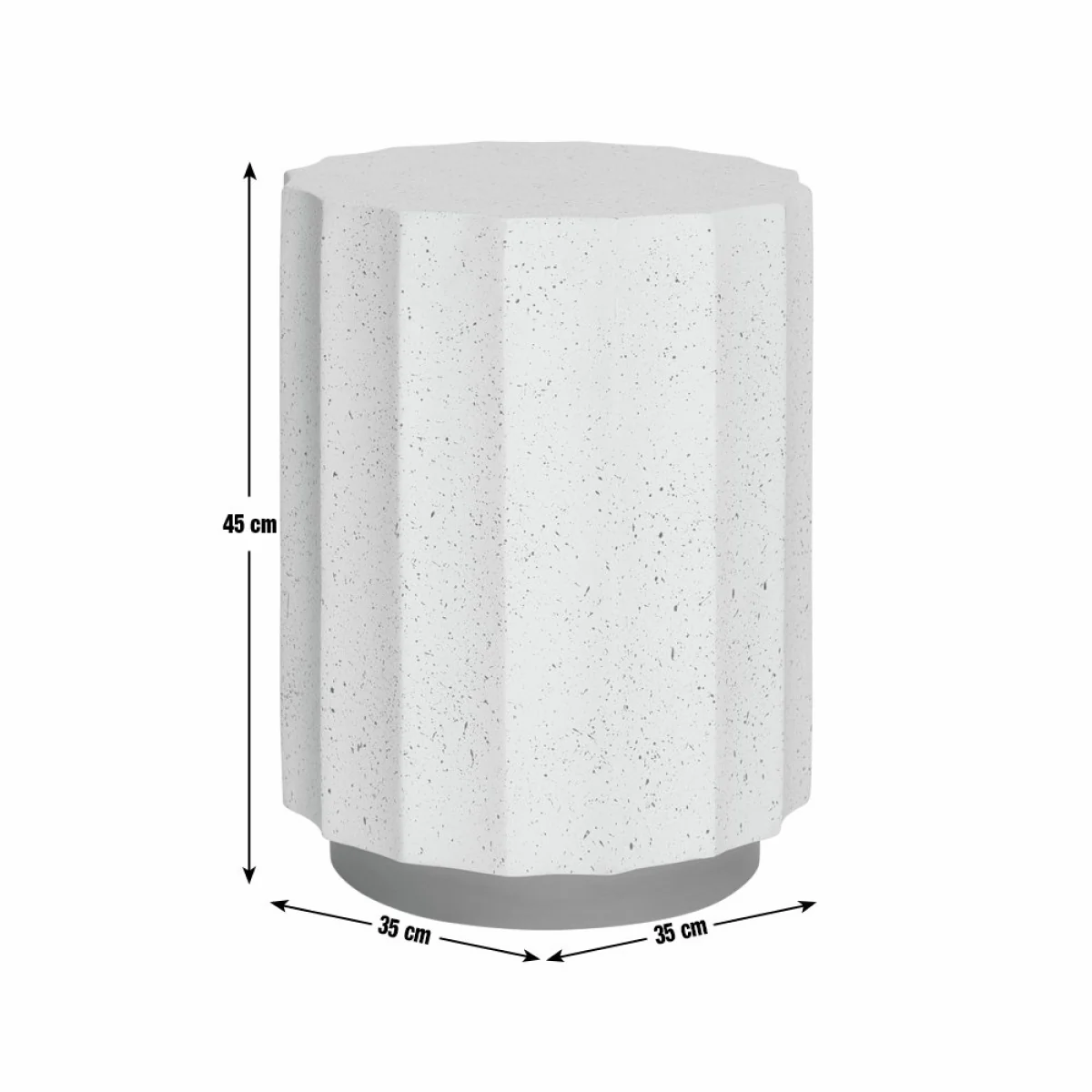 Habitat Outdoor Side Table - Speckle – image 4