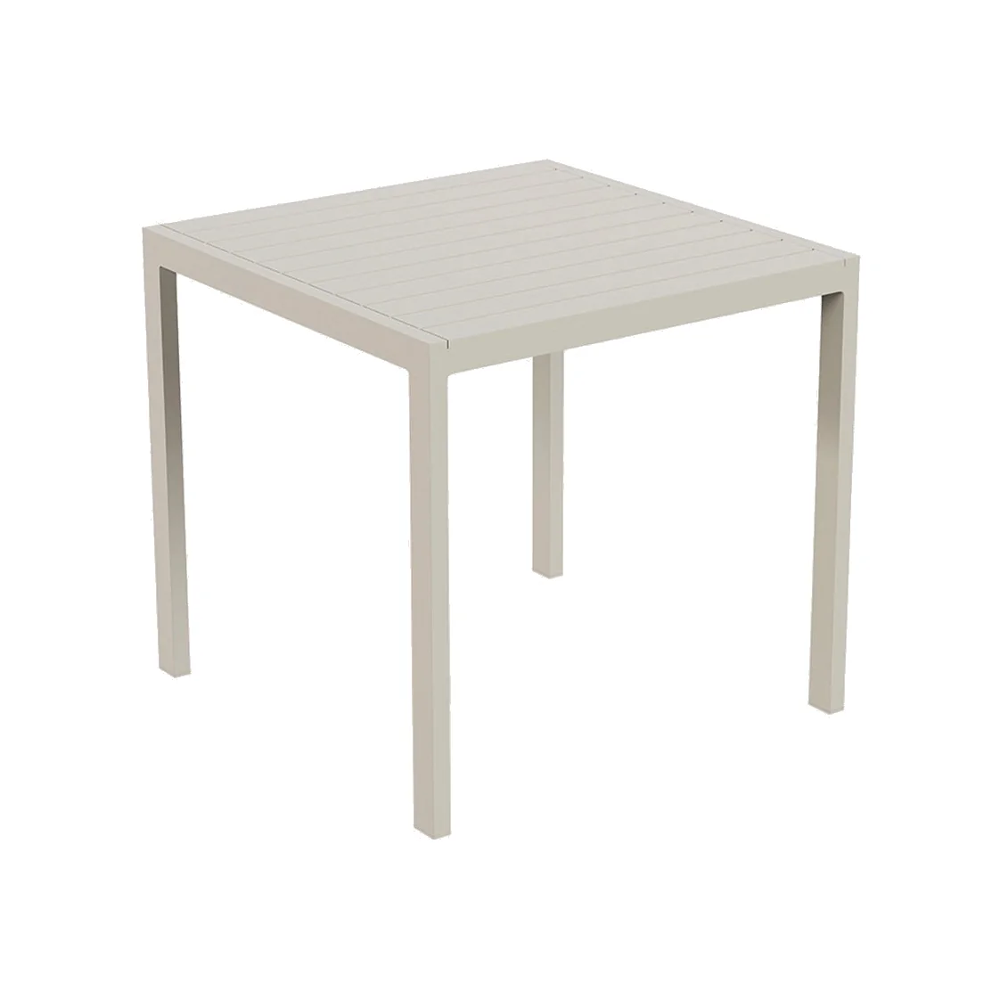 Case Eos Outdoor Square Dining Table Pebble Grey – image 1