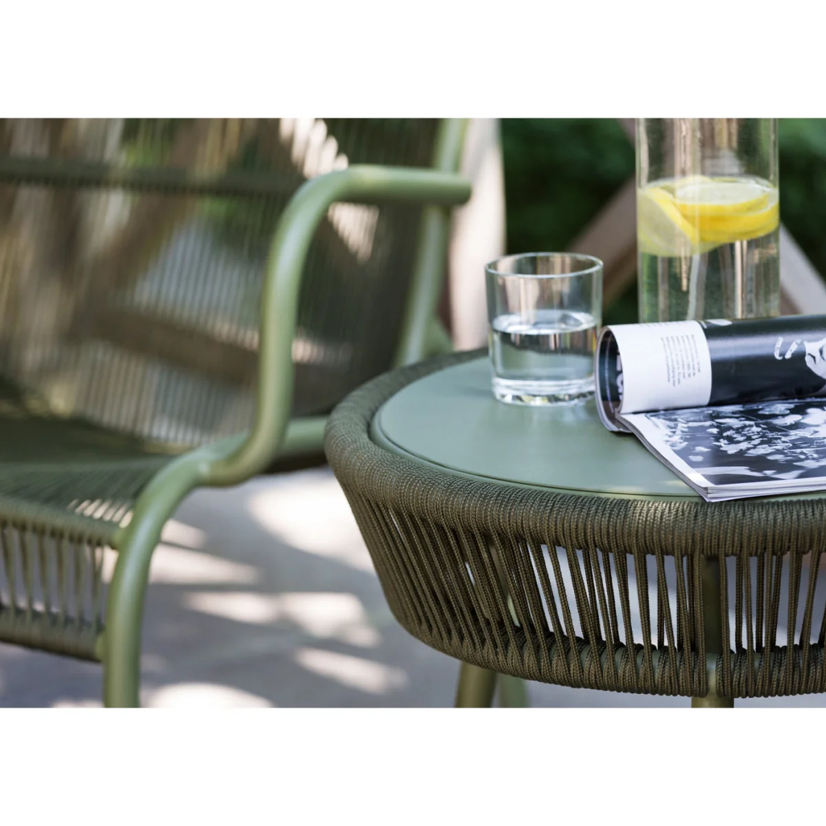 Vincent Sheppard Loop Outdoor Side table in Dune White – image 6