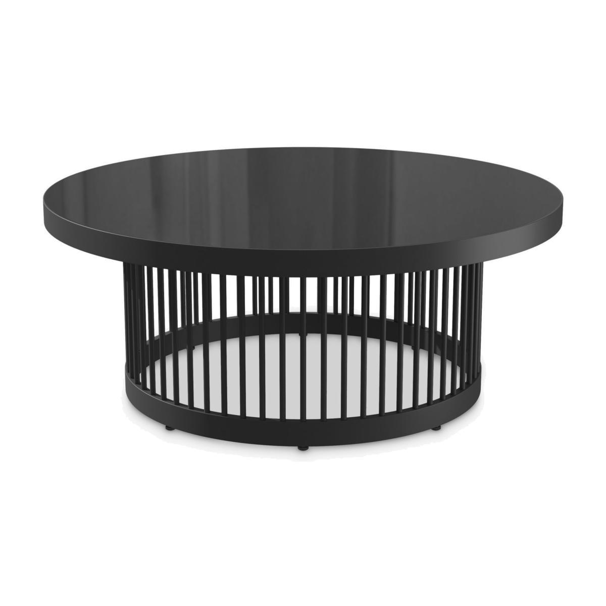John Lewis & Partners Chunky Weave Round Garden Coffee Table, Grey – image 1