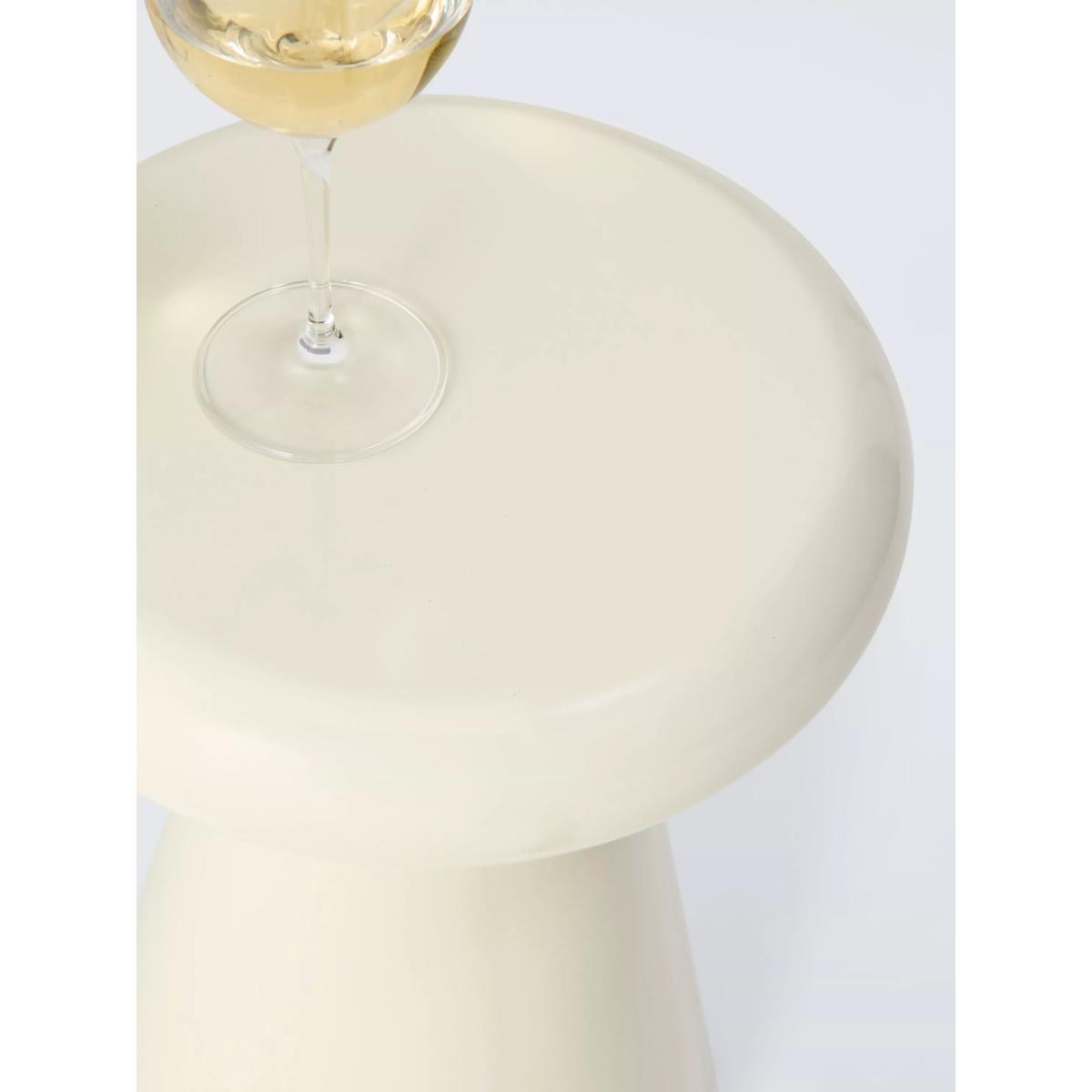John Lewis Pavia Round Garden Side Table, Cream – image 2