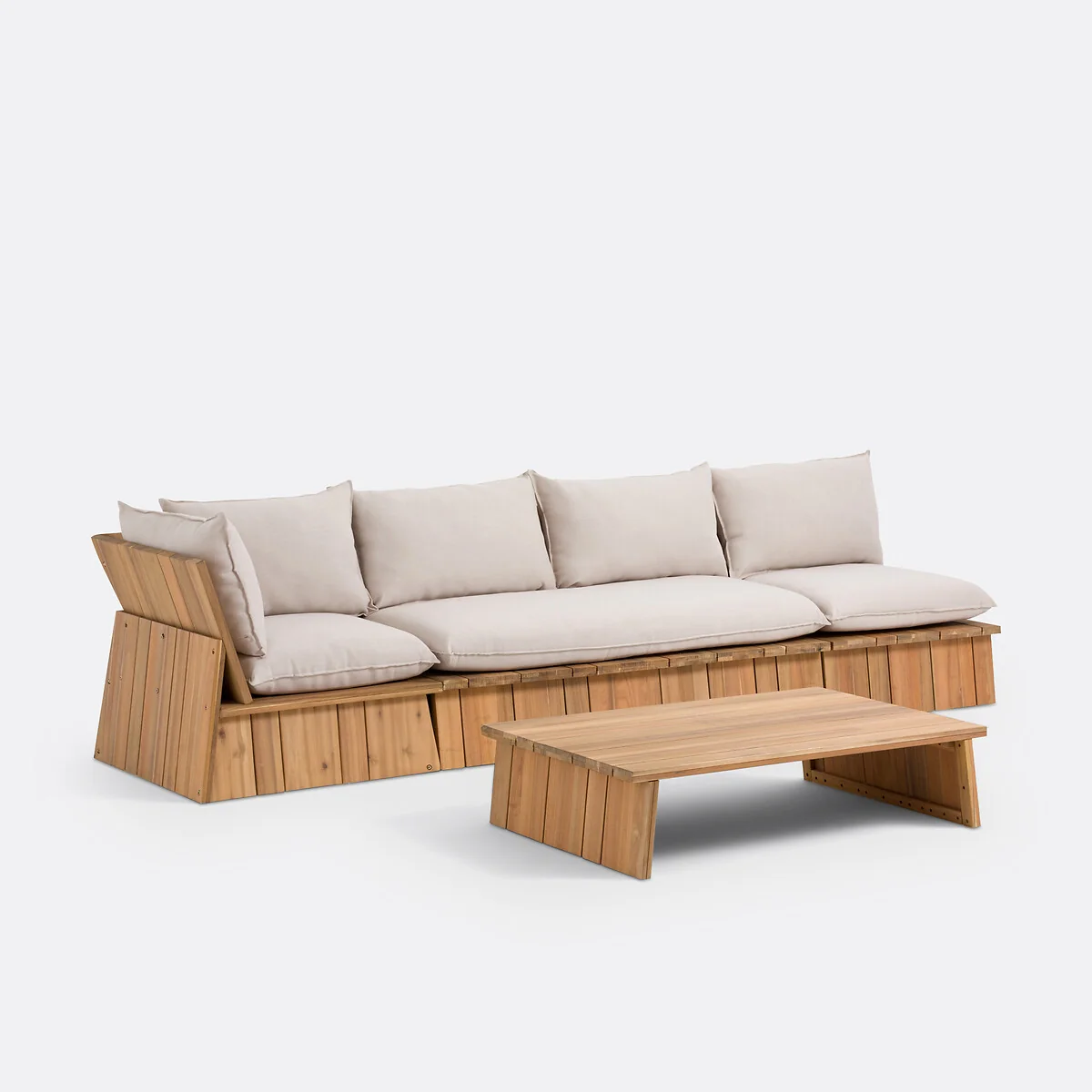 Brut Acacia Garden Coffee Table – image 7