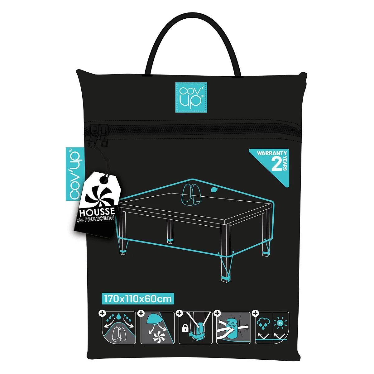 Pext 170cm Garden Table Protective Cover – image 2