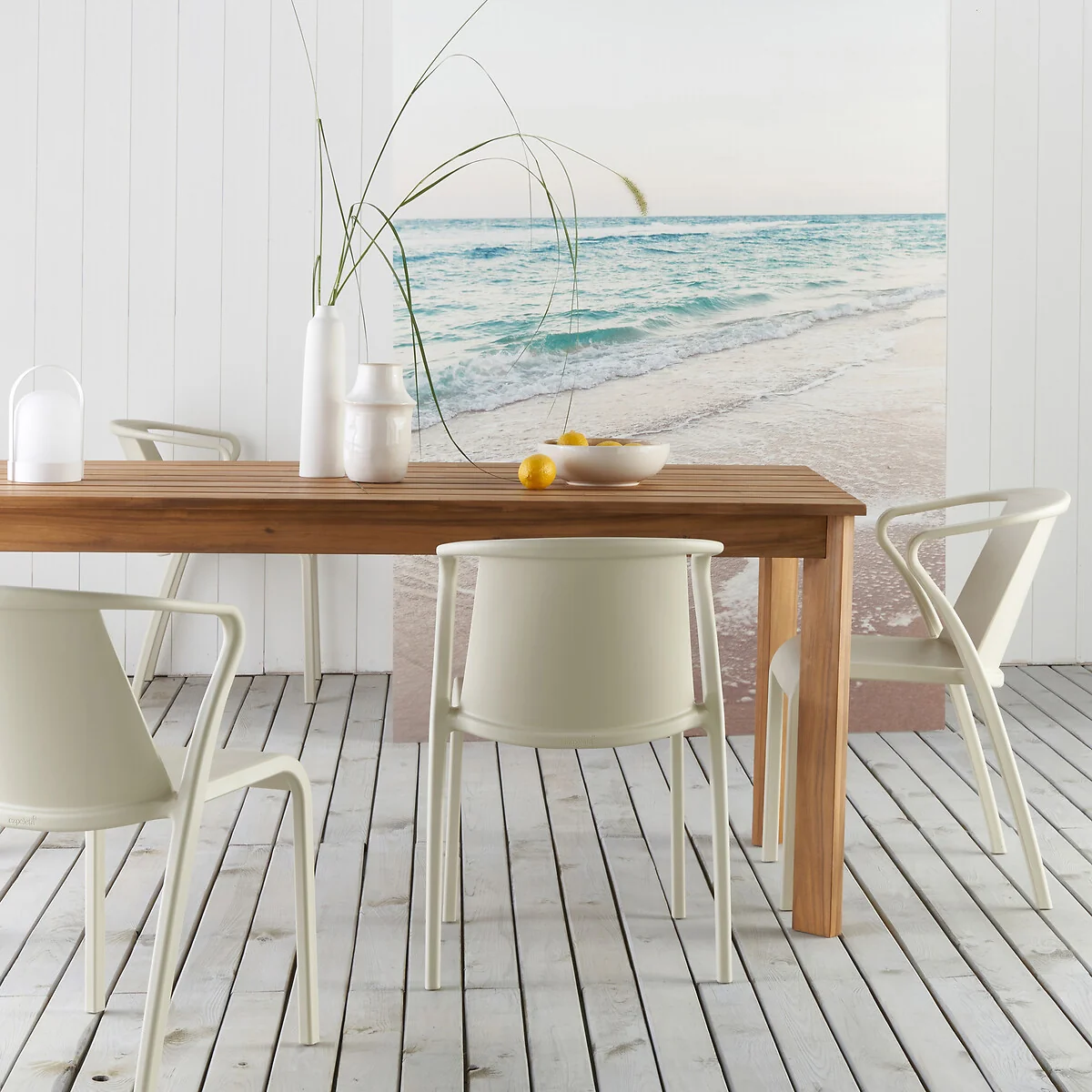 Lia Rectangular Acacia Garden Dining Table (Seats 6-8) – image 3