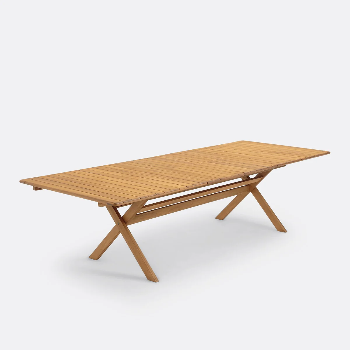 Réalto Acacia Folding Garden Table with 2 Extensions – image 2