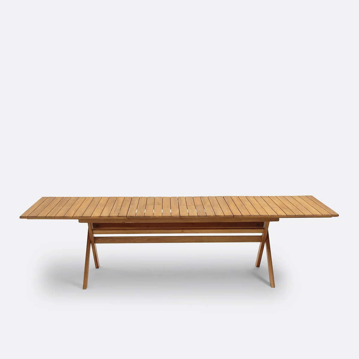 Réalto Acacia Folding Garden Table with 2 Extensions – image 3