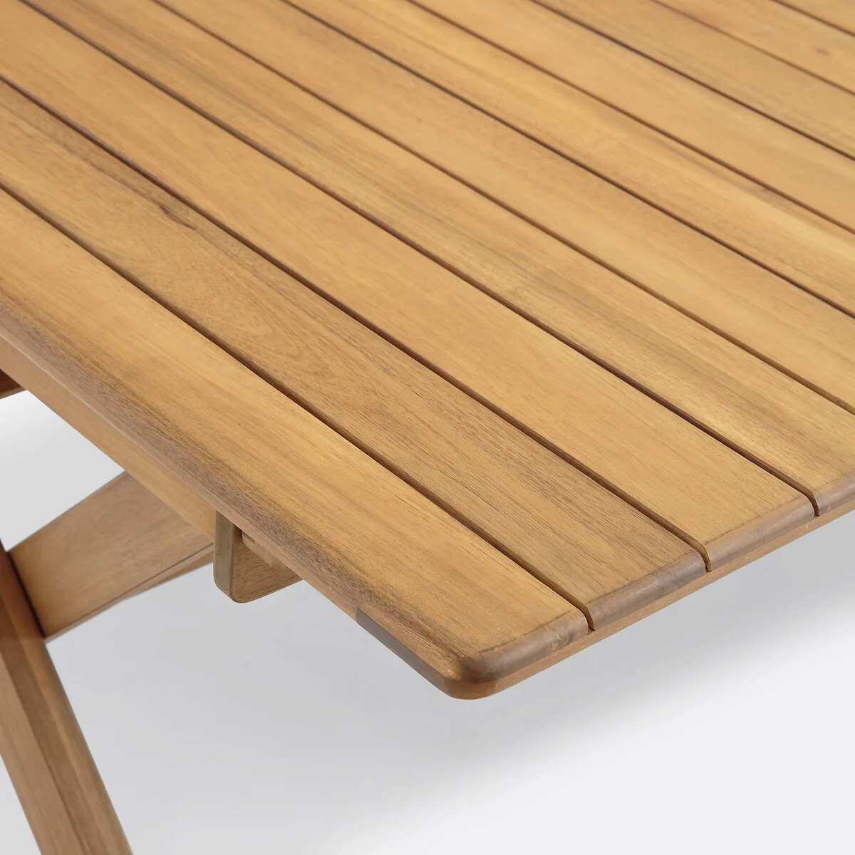 Réalto Acacia Folding Garden Table with 2 Extensions – image 7