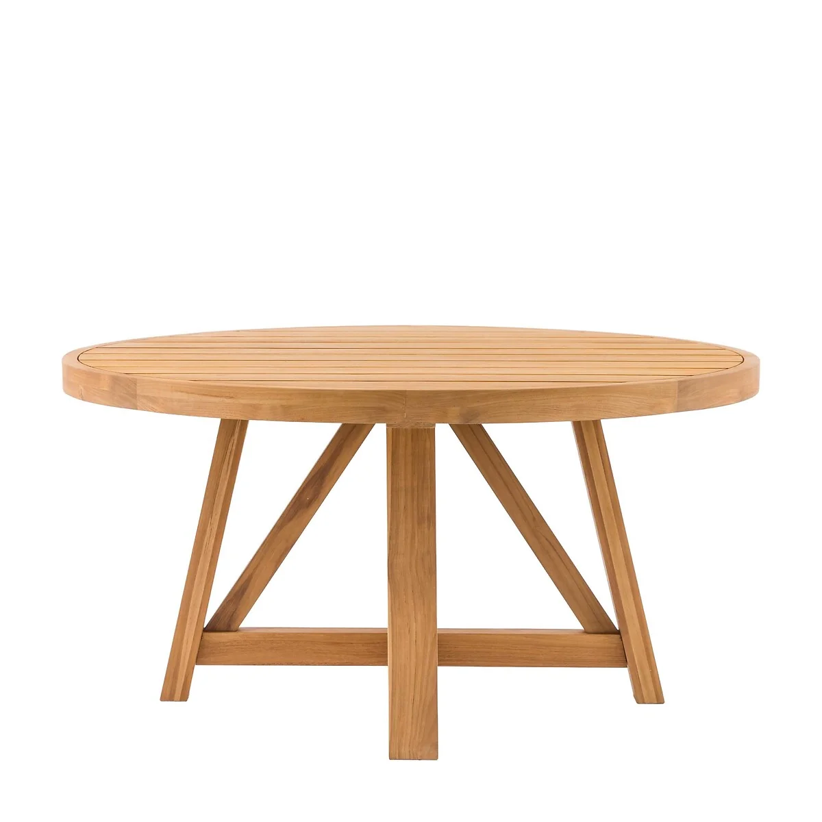 Carrington Round Teak Garden Dining Table (Seats 6) – image 4