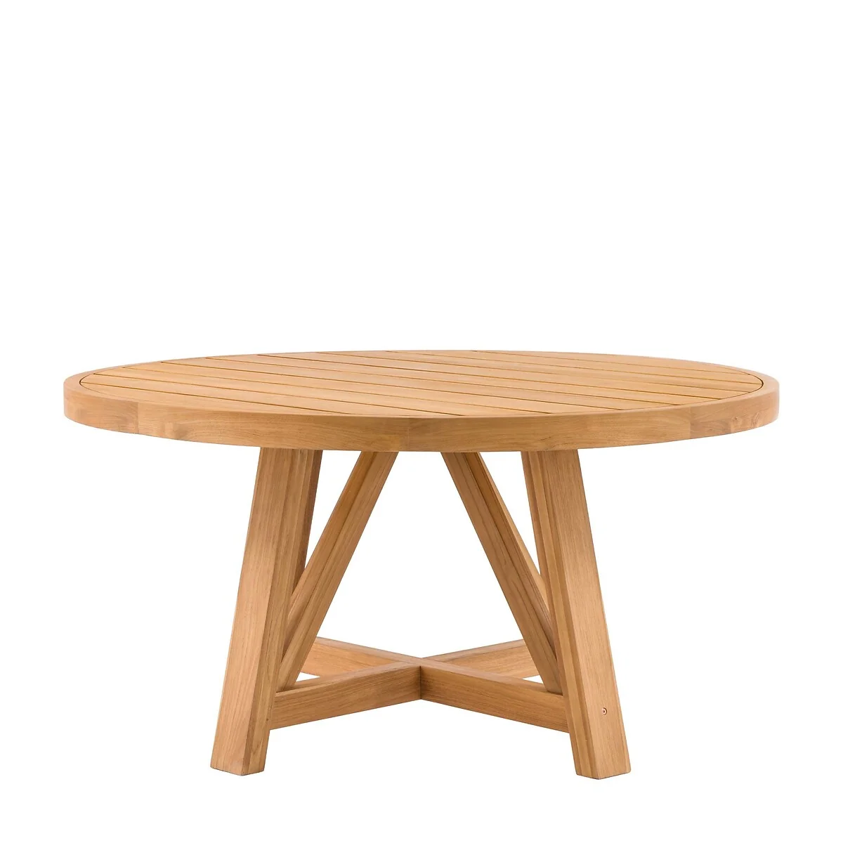 Carrington Round Teak Garden Dining Table (Seats 6) – image 6