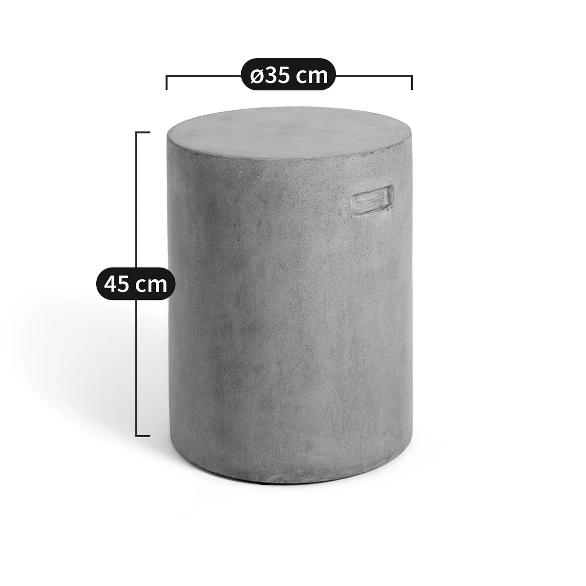 Round Garden Sofa Side Table Raskin – image 4