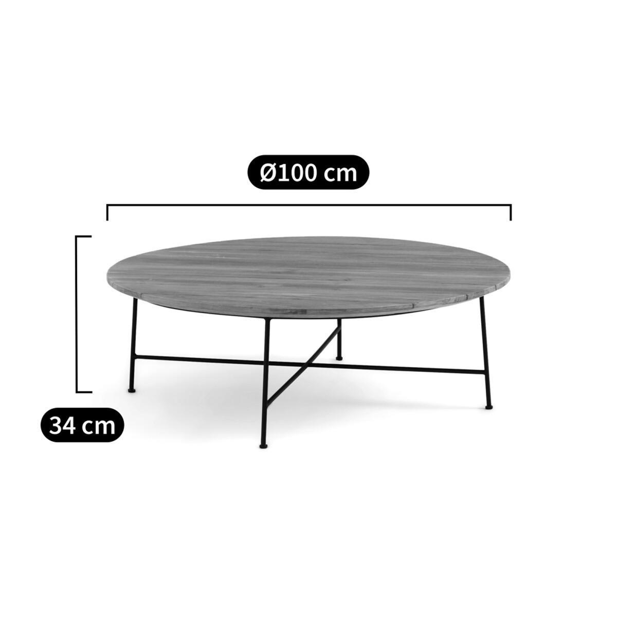 Jorik Teak Garden Coffee Table – image 7