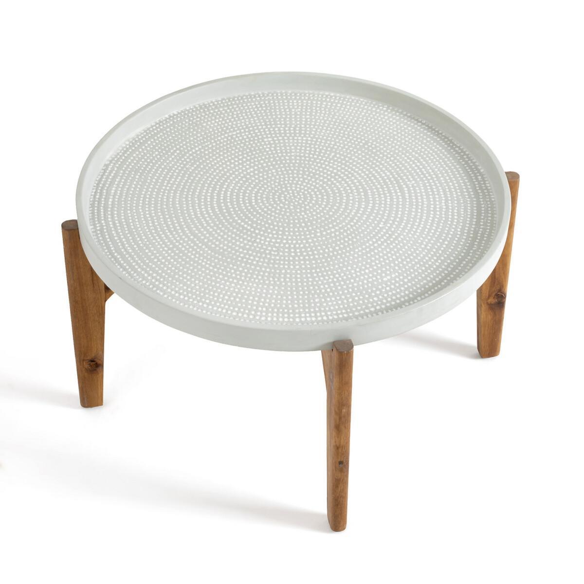 Médan Acacia and Cement Fibre Coffee Table – image 2
