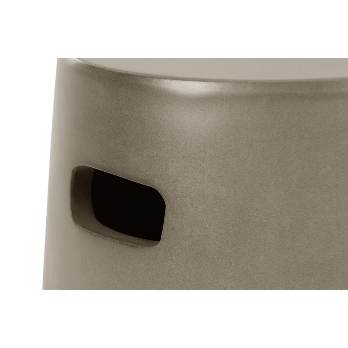 Edson Garden Stool, Gold and Grey – image 6