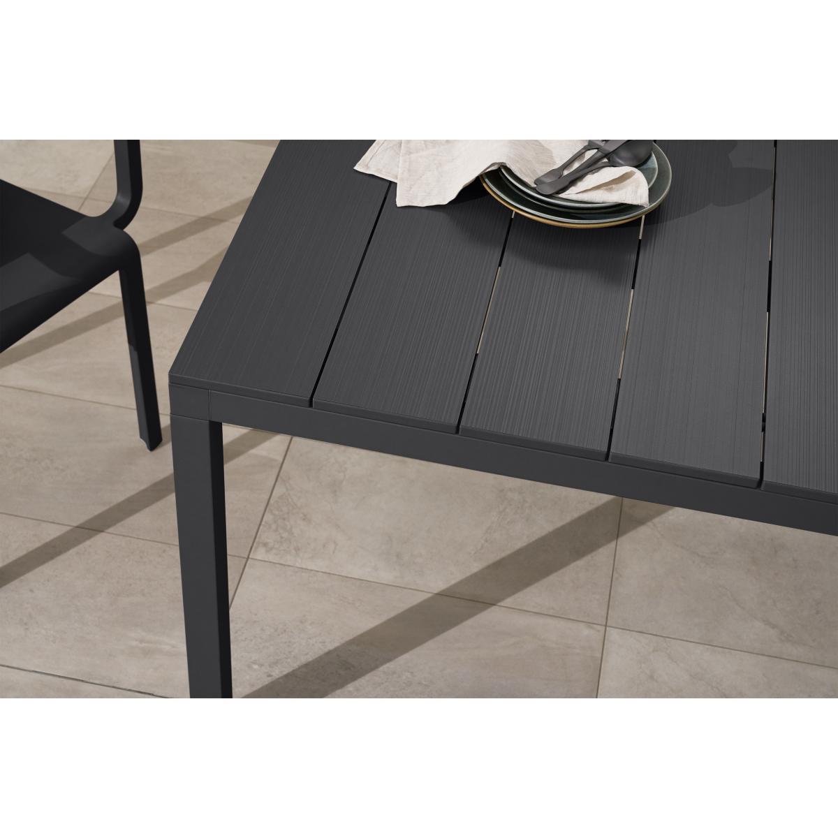Nardi 6-8 Seat Extending Dining Table, Dark Grey Aluminium – image 4